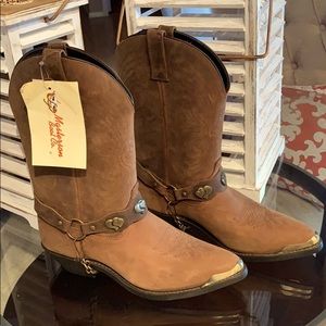 NWT Masterson Boot Co Leather Cowboy Boots RB920